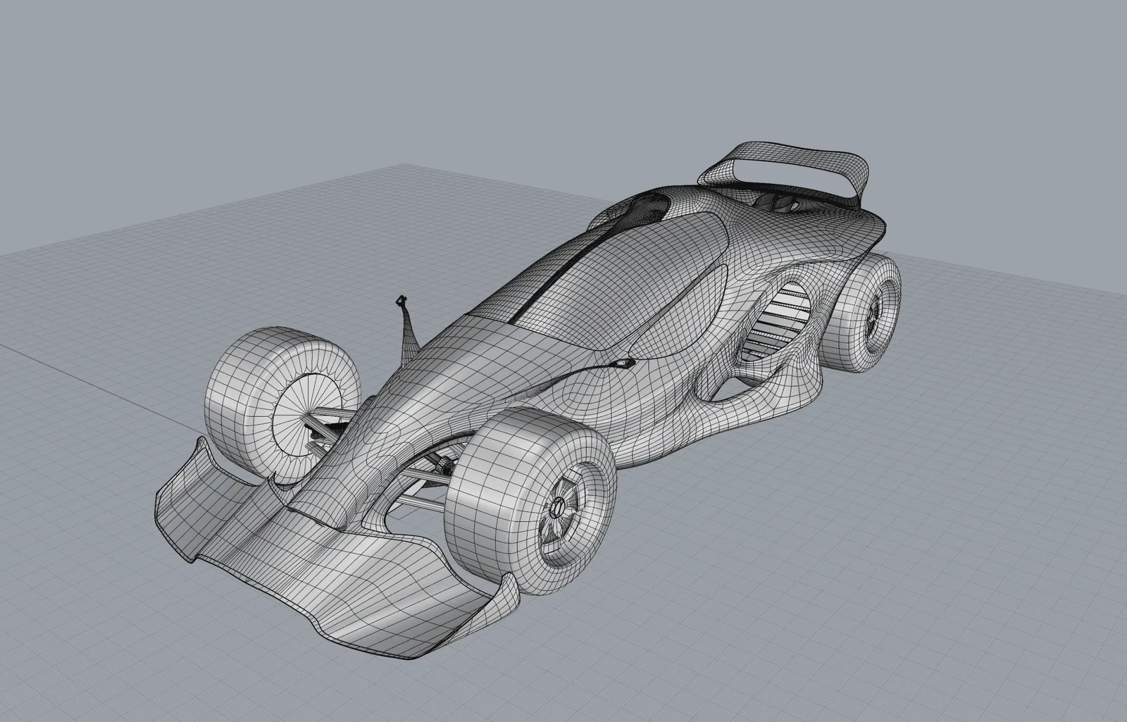 The same model, rebuilt with NURBS.