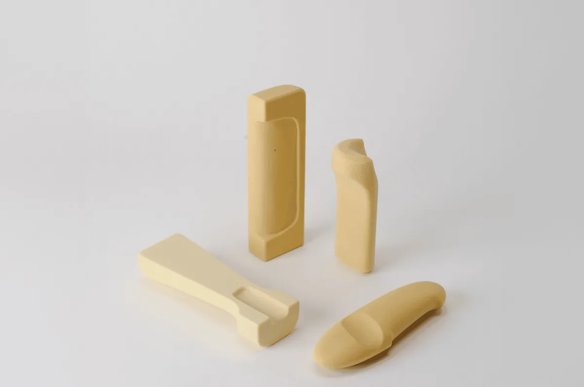 First-round abstract foam models for ergonomic discovery.